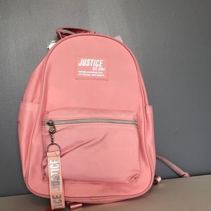 BRAND NEW JUSTICE GIRLS BACKPACK, SMALL